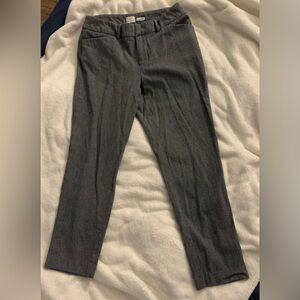 a new day Women’s Gray Stretch Dress Pants Trousers Ponte Style Size 8 Waist 29